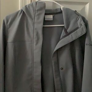 almost never worn gray Columbia jacket